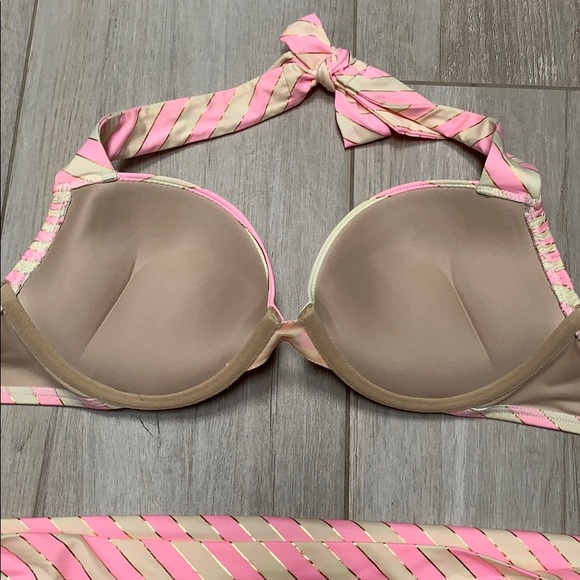 34C Vs Victoria’s Secret BOMBSHELL Miraculous Adds-2 Cups Swimsuit Bikini set - Picture 10 of 16